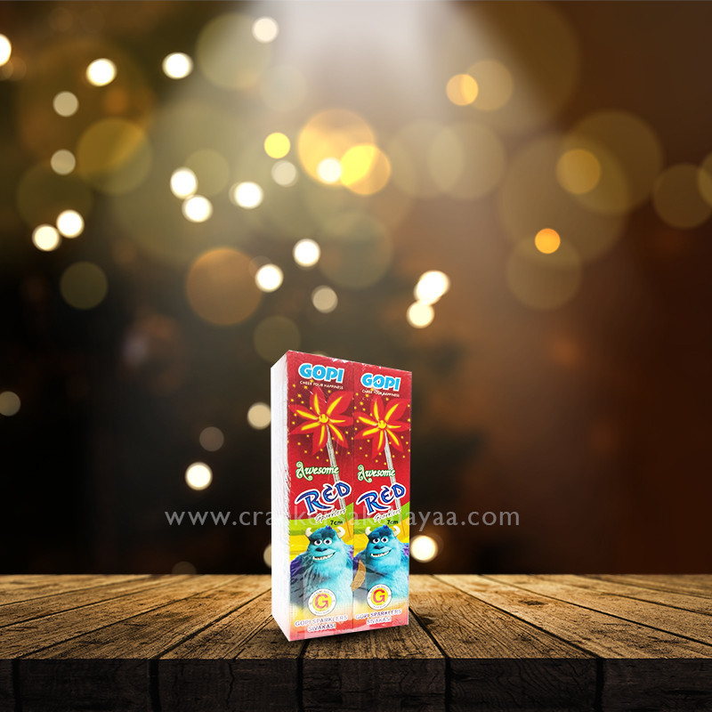 7 cm Red Sparklers | Akshayaa Agencies Sivakasi