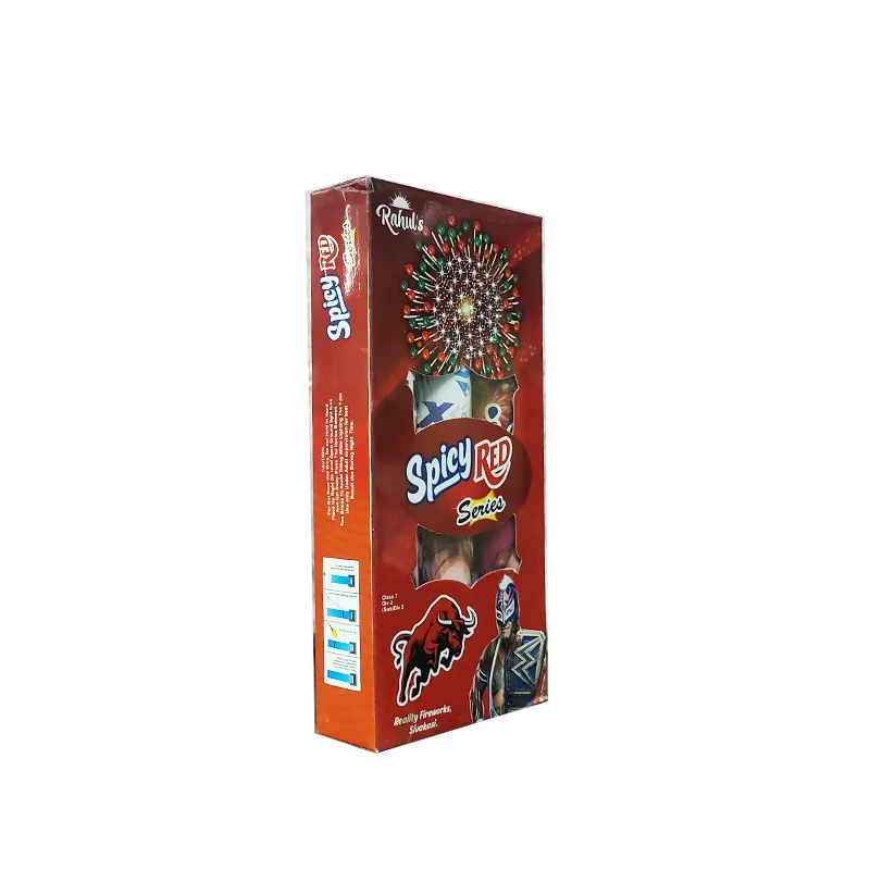Spicy Red 2.5" Fancy Skyshot Combo Box (3 Pieces)