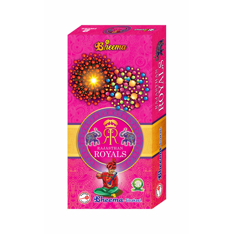 ராஜஸ்தான் ராயல்ஸ் 4 இன்ச் ஸ்கைஷாட் (2 பிசிக்கள்)