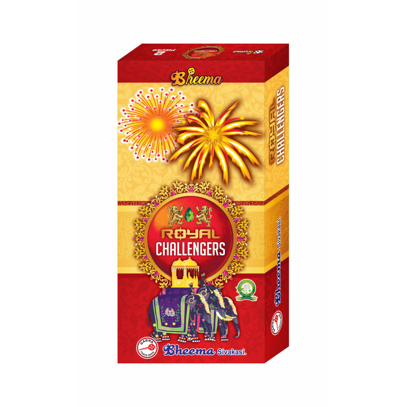 ராயல் சேலஞ்சர்ஸ் 4 இன்ச் ஸ்கைஷாட் (2 பிசிக்கள்)