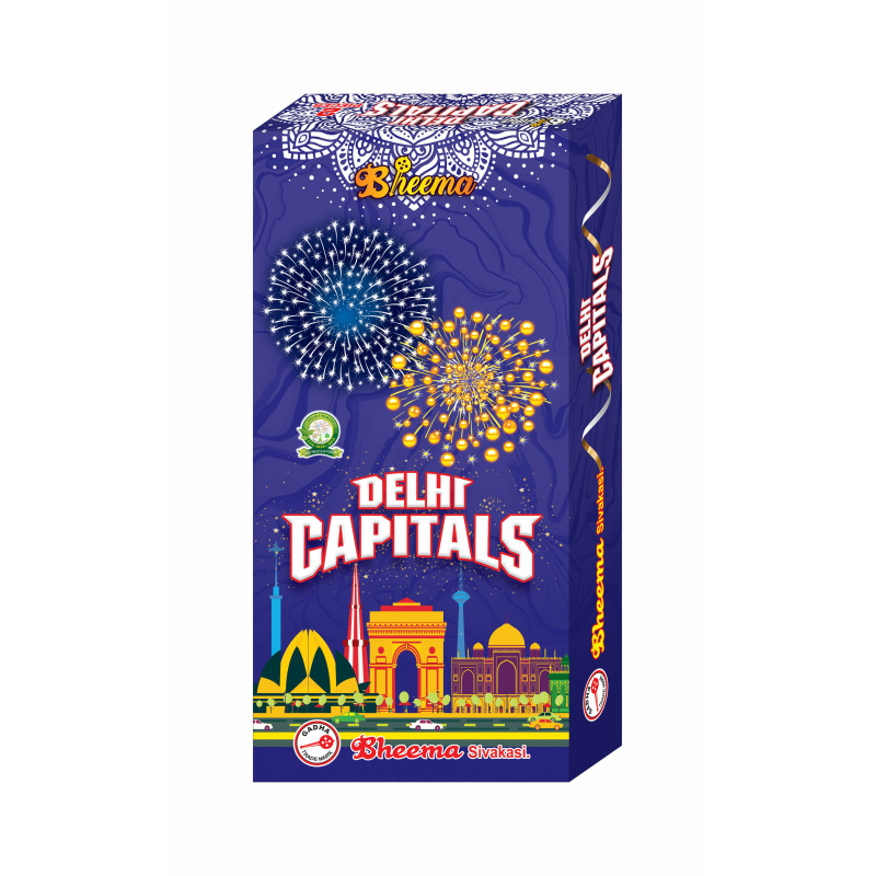 டெல்லி கேபிடல்ஸ் 4 இன்ச் ஸ்கைஷாட் (2 பிசிக்கள்)