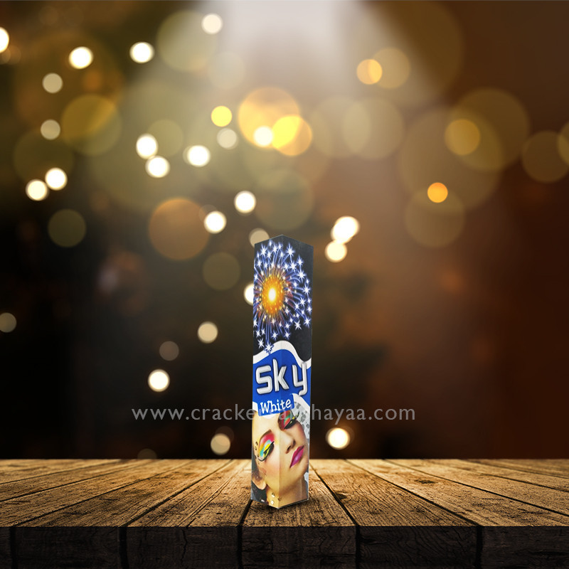 ஸ்கை ஒயிட் 1.5" ஸ்கைஷாட் (1 பிசி) | Akshayaa Agencies Sivakasi